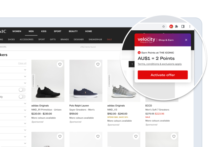Shop Earn Browser Extension Velocity Frequent Flyer